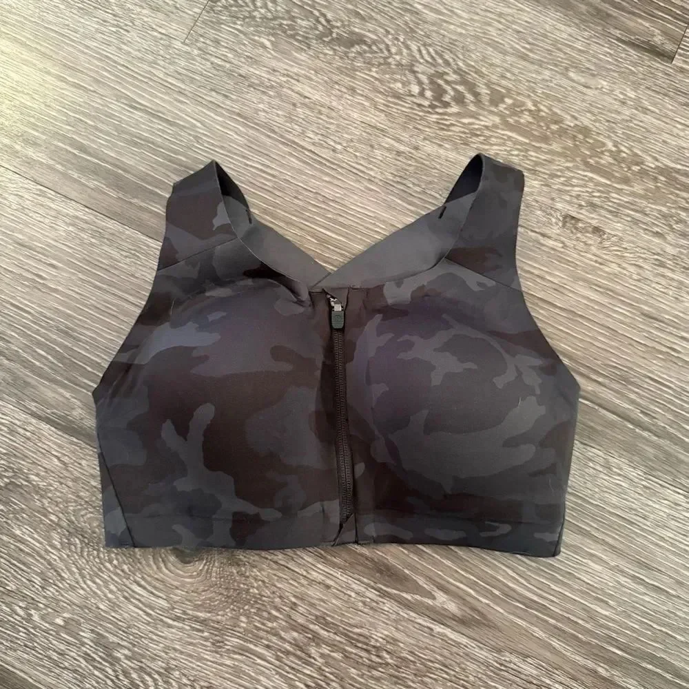 Lululemon Enlite Zip Front Sports Bra